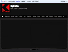 Tablet Screenshot of kyusho.com